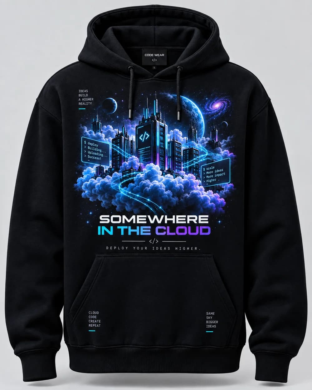 Somewhere in the Cloud Hoodie
